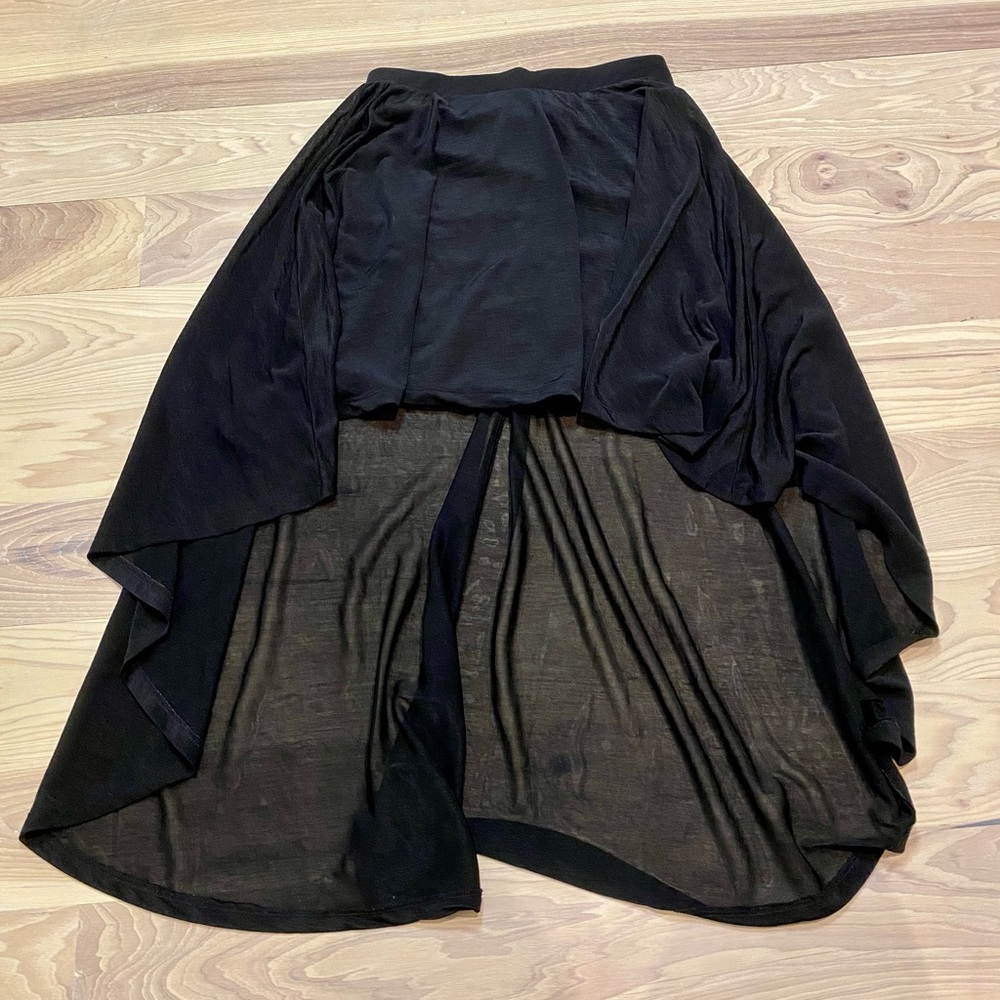 Forever 21 High-lo Skirt Black